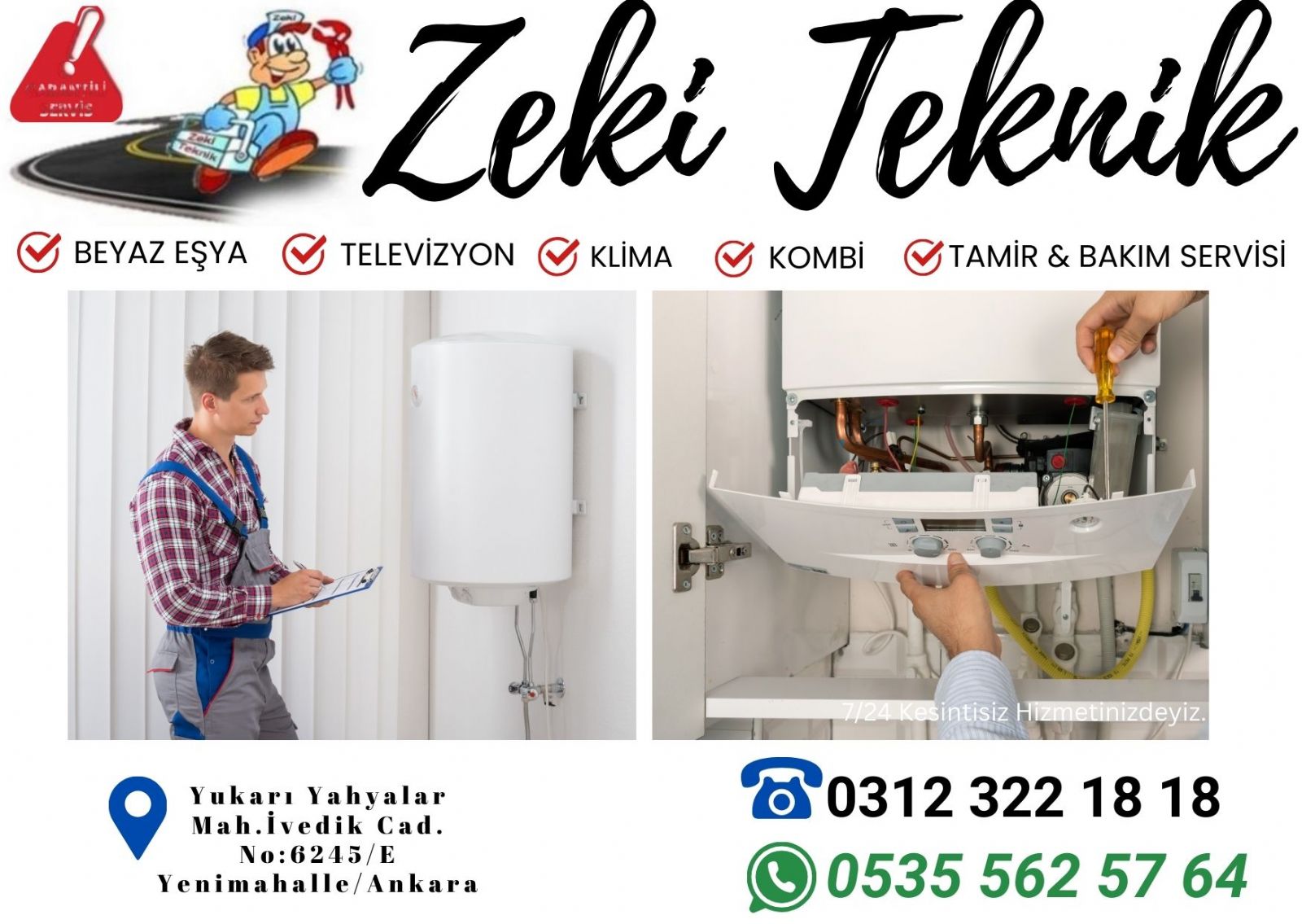 İvedik Kombi Klima Servisi